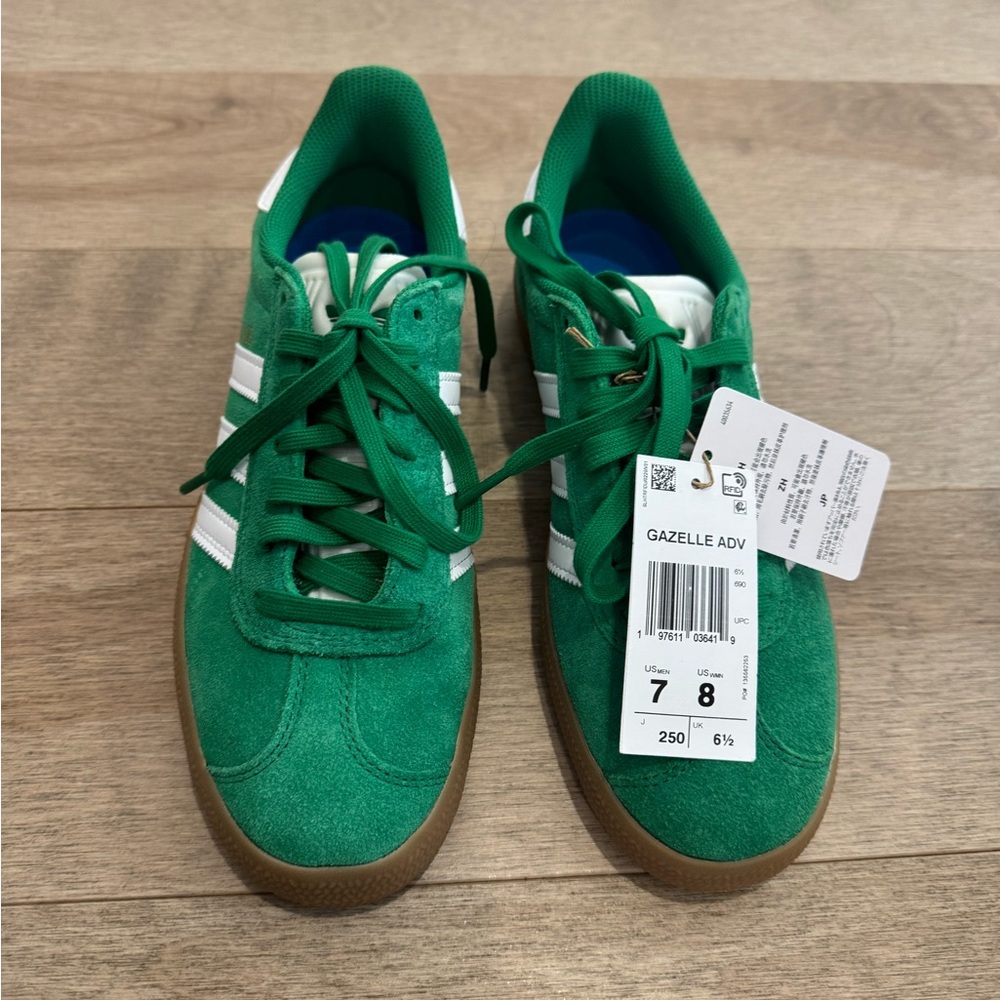 NEW in Box ADIDAS Gazelle ADV Shoes Green Size 8